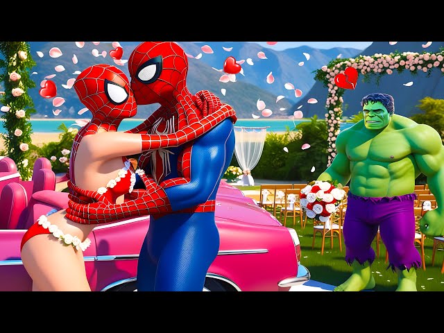 Hulk x Spider Man Suprise Gift in Granny Resort | Funny Horror Animation