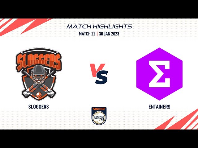 Match 22 - SLG vs ETR | Highlights | FanCode ECT10 Gibraltar | Gibraltar 2023 | ECT23.022