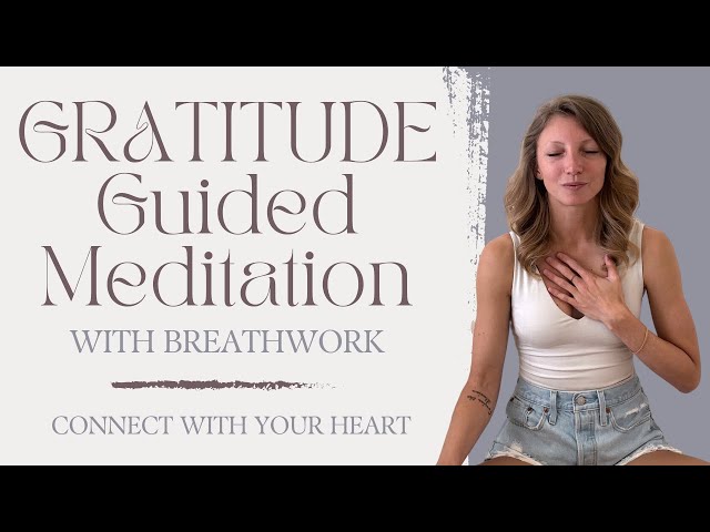 GRATITUDE Meditation with Breathwork - 10 Minutes | Nina Elise