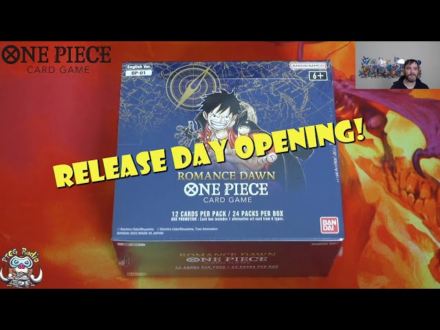 Romance Dawn RELEASE DAY Booster Box Opening! This Was a GOOD Box! (One Piece TCG Opening)