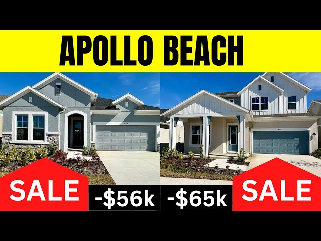 Tour 4 Apollo Beach Florida New Construction Homes For Sale in Waterset from David Weekley