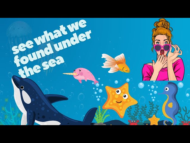 LEARN ABCs - SEA ANIMALS - HAPPY BIRTHDAY TO YOU FOR KIDS -  ANIMALS ALPHABETS- FRUITS AND VEGES