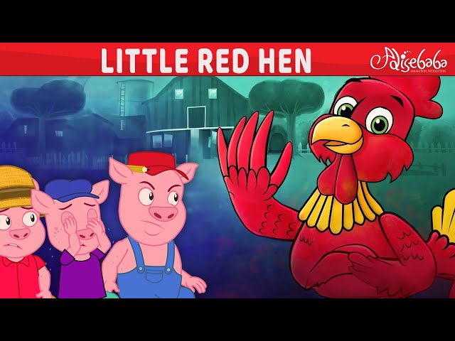 Little Red Hen 🐔❤️ Bedtime Stories for Kids in English | Fairy Tales