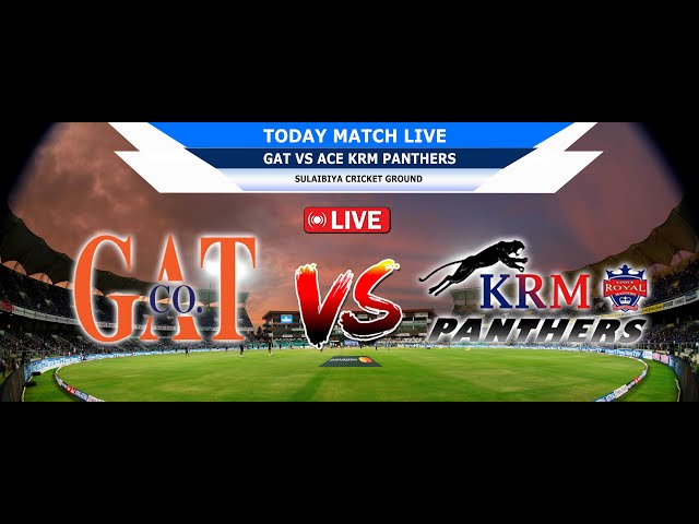 Match 6 Live - GAT vs ACE KRM Panthers | T20 | Kuwait T20 Challengers