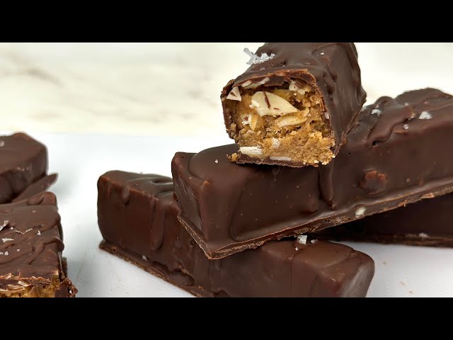 Healthy Vegan Snickers Bars