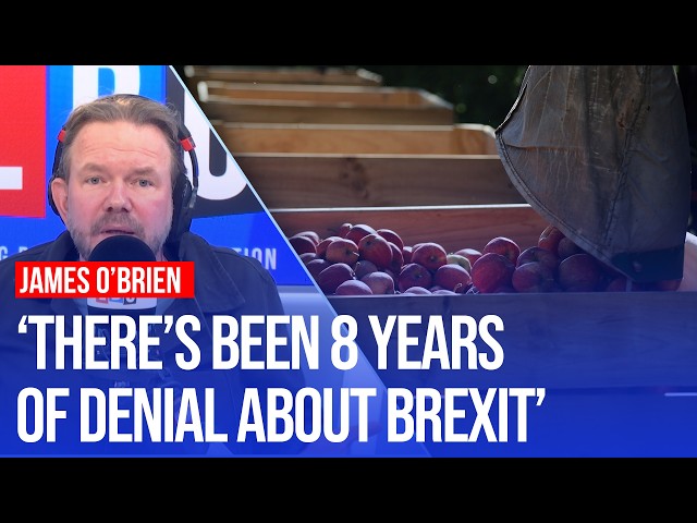 James O'Brien reacts as economists warn the impact of Brexit is getting worse | LBC