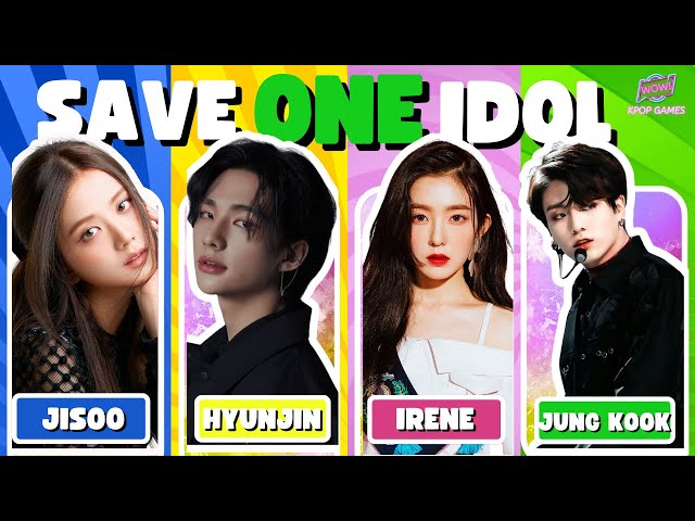 SAVE YOUR FAVORITE IDOL | Choose your bias ✅ | KPOP QUIZ 2024