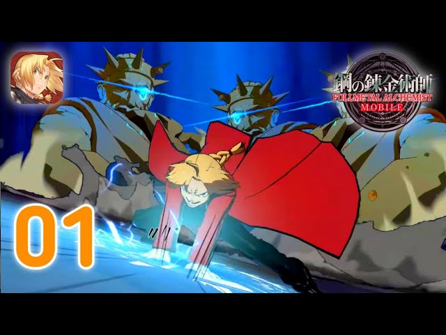 Fullmetal Alchemist mobile Tutorial Opening Gameplay