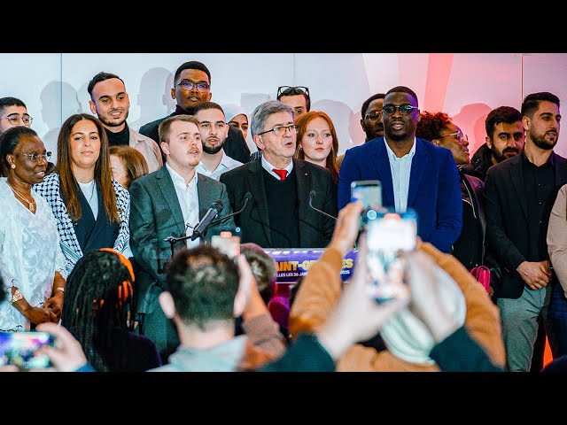 Meeting avec Jean-Luc Mélenchon et Louis Boyard à Villeneuve-Saint-Georges