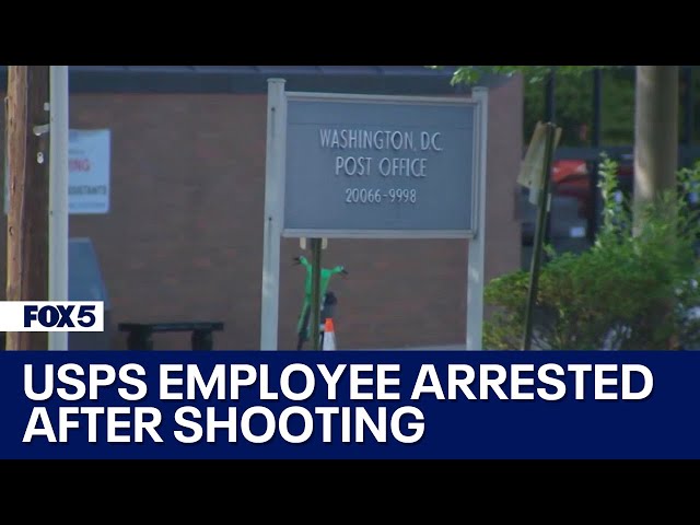 USPS employee arrested after allegedly shooting woman outside DC postal facility | FOX 5 DC