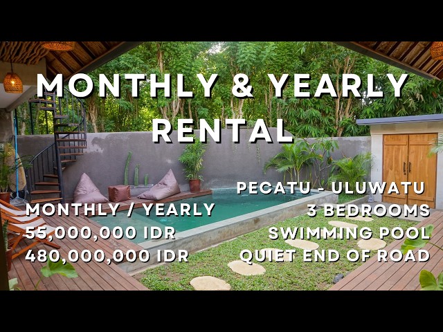 This Villa is a Hidden Gem in Uluwatu: 3 Beds, Rooftop & Jungle Vibes