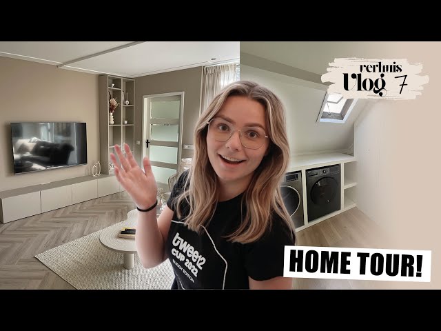 WE ZIJN VERHUISD! UITZET UITPAKKEN & HOME TOUR 🏡 Verhuisvlog #7