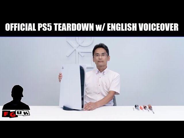 The Official Sony PS5 Teardown (English Voiceover)