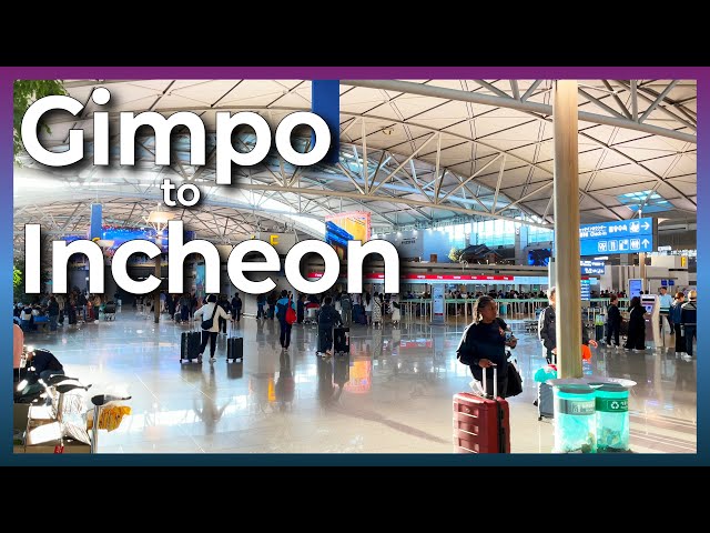 How to go from Gimpo Airport to Incheon Airport (by Train🚊 vs Bus🚍)