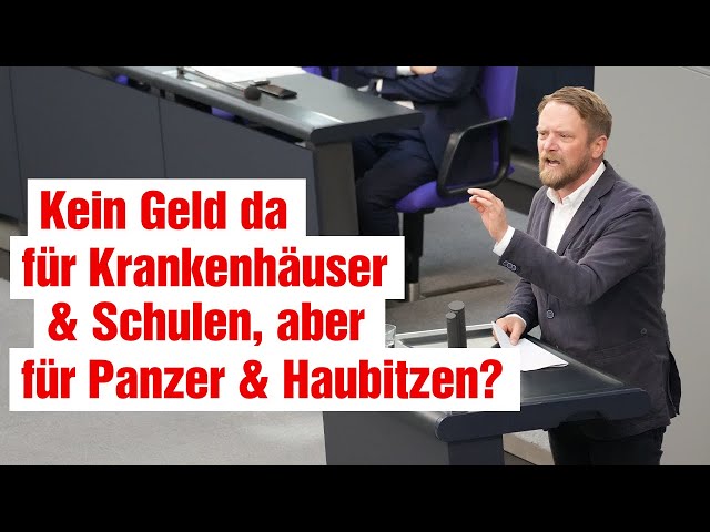 Kein Geld für marode Schulen aber 100 Mrd für Panzer und Haubitzen?