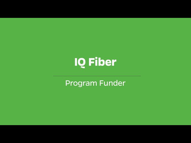 IQ Fiber - WUFT's Greater Good Program Funder