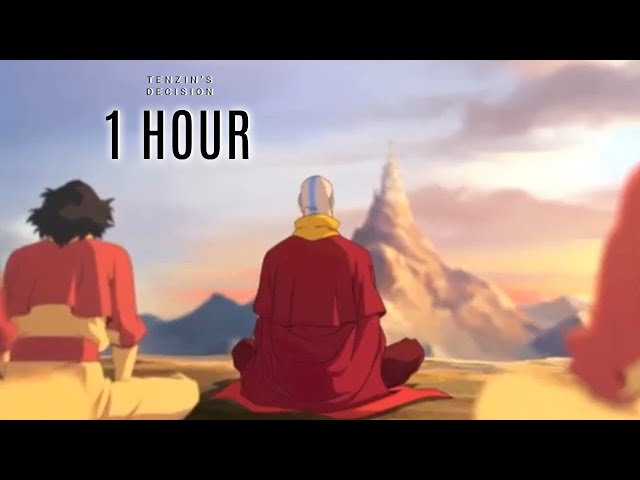 🌤️Tenzin's Decision - 1 Hour Loop - Meditate with Tenzin and The Air Nomads🧘