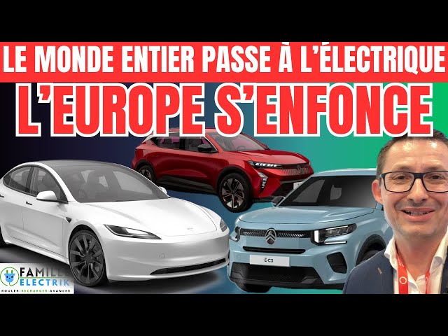 Hausse historique des ventes de véhicules électriques dans le monde… sauf en UE !