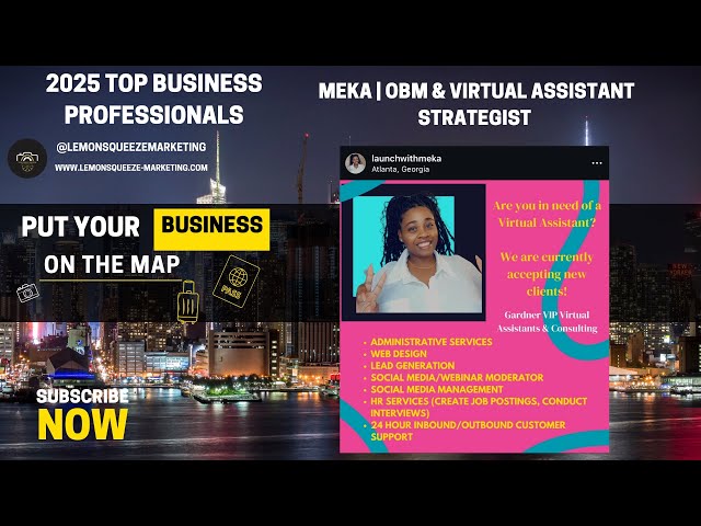 Put Your Business on the Map | S1E1 Meka l OBM & Virtual Assistant Strategist