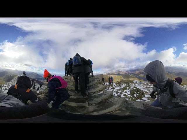 Climbing to the pinnacle of Snowdon