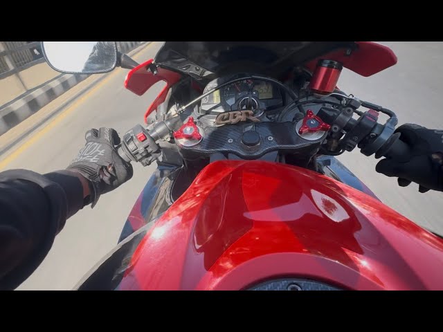 CBR600RR acceleration with a pillion🏁