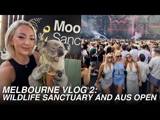 MELBOURNE VLOG PT 2: Meeting a Koala and Aus Open!