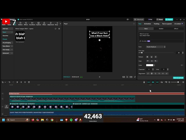 SpaceSheb edits videos w fans?