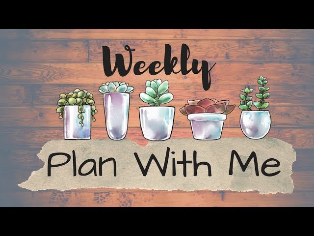 Plan With Me! WEEKLY Spread -- March 11/17 — 2018  |Bullet Journal|