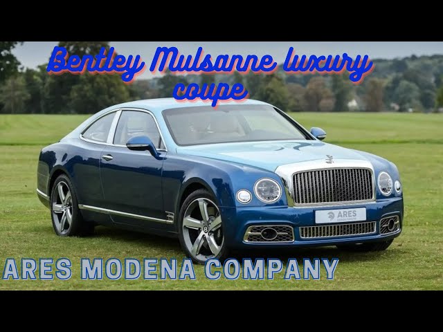 Bentley Mulsanne luxury coupe