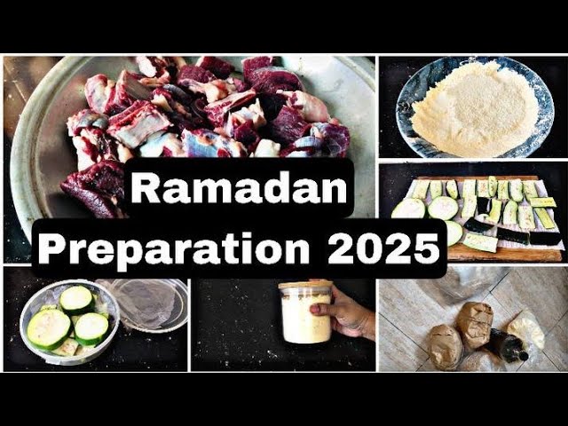 Ramadan preparation 2025. Make and Freeze Vegetables & Snacks for Ramadan .Pre Ramadan Preparations.