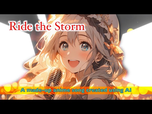 Ride the Storm / A made-up anime song created using AI