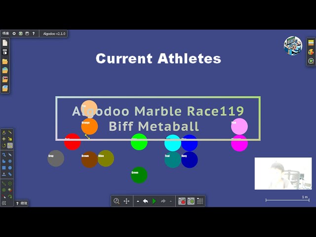 Algodoo Marble Race  119