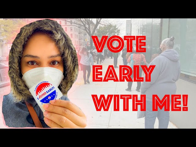 EARLY VOTING in NEW YORK CITY |  2020 election | Vote with me!