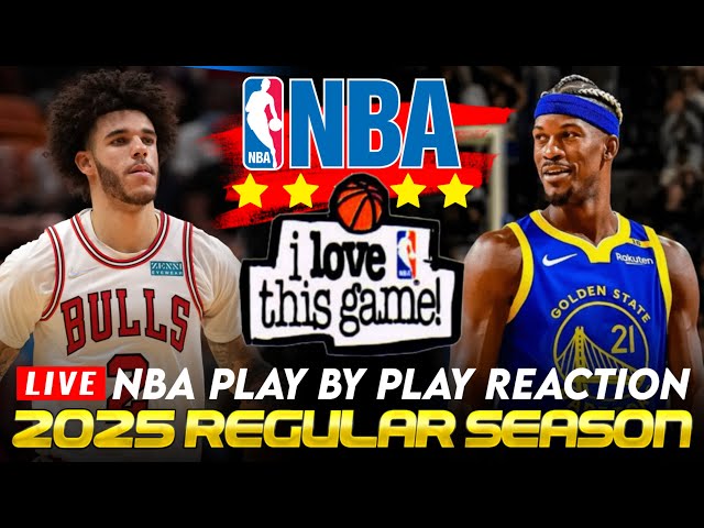 🔴GOLDEN STATE WARRIORS vs CHICAGO BULLS │ 2025 NBA Game Play-By-Play Reaction & Scoreboard