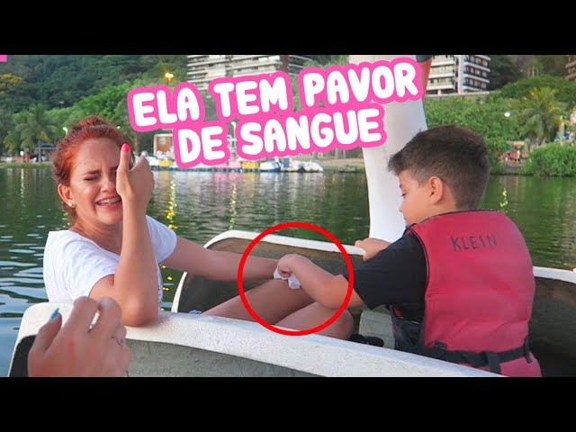 ACIDENTE NO PEDALINHO NO MEIO DA LAGOA  | Kathy Castricini