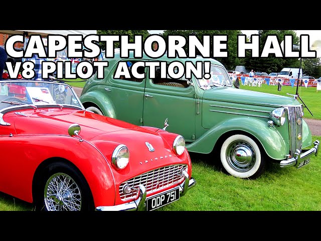 FULL WALKAROUND of the Capesthorne Hall classic car show in the Ford V8 Pilot!