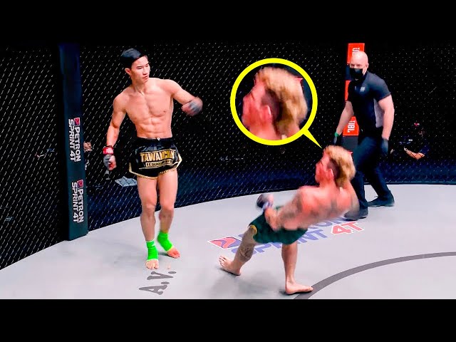 New Muay Thai Genius! Knocks Out With Two ‘Baseball Bats’ – Tawanchai! #Shorts #ShortVideos