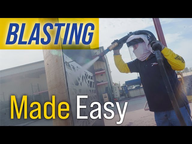 Better than DRY Blasting | EcoQuip Wet Abrasive Sandblasting | Case Study: BLASTING Made Easy