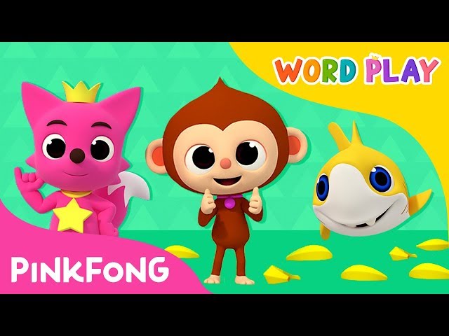 Monkey Banana and more | Word Play | +Compilation | Pinkfong Songs for Children