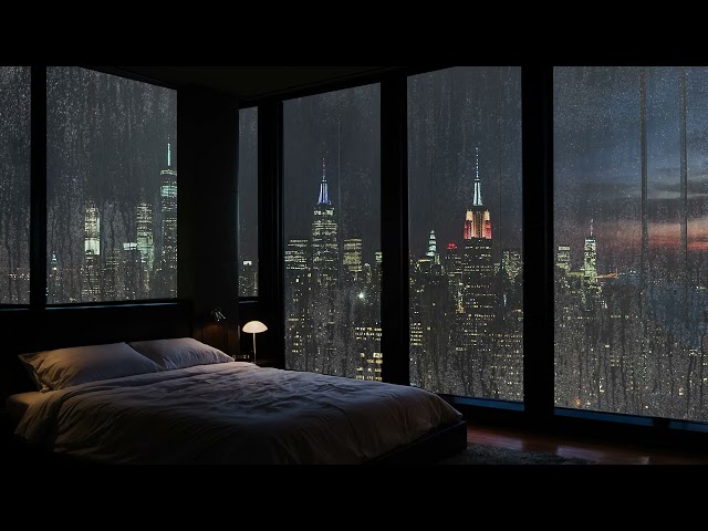 Soothing New York City Rain Sounds for Deep Sleep 🏙️