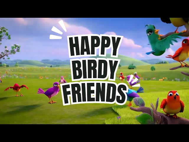 Happy Birdy Friends | Toddler Songs About Birds | Fun & Educational Kids’ Song