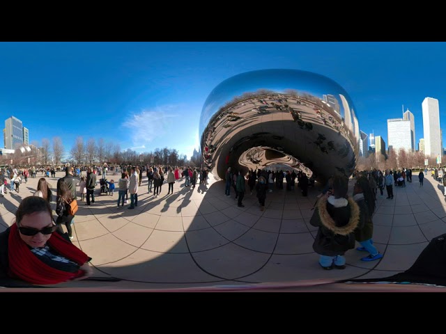 360° video: Chicago - Cloud Gate