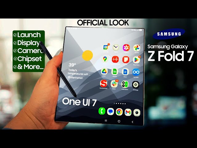 Samsung Galaxy Z Fold 7 Launch Date - New Design, Features, Specs, Leaks Exposed! 📱