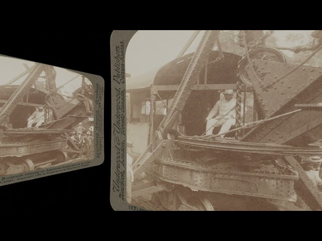 Dig another lock, Teddy ~1906 (VR 3D still-image)