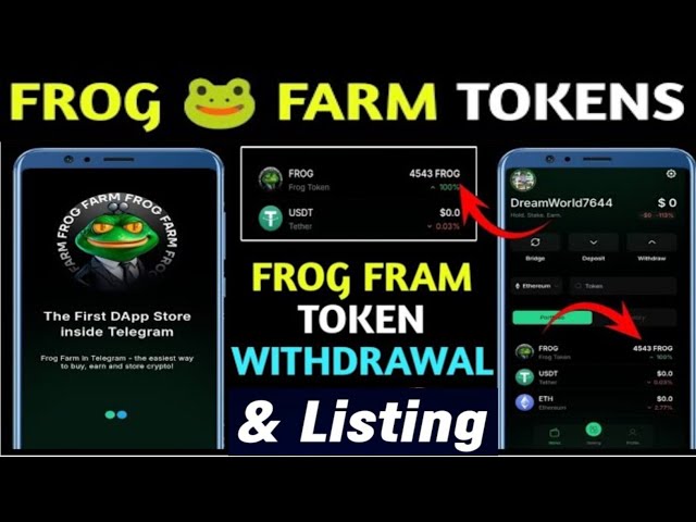 Frog farm airdrop withdrawal ||how to withdraw frog form token #frogform