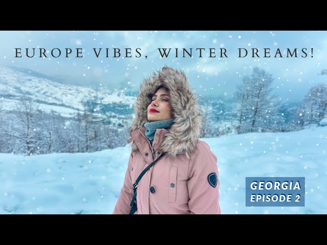 Feel Like Europe in Georgia ❄️ A Magical Day in Snowfall | Georgia Mestia Ep 2