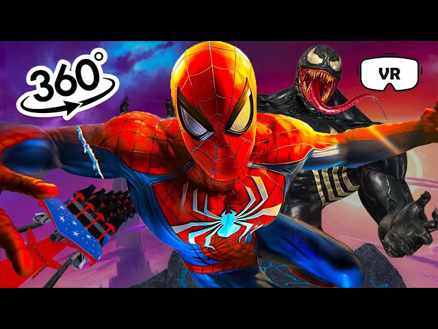 Marvel Rivals Roller Coaster in VR 360 Video