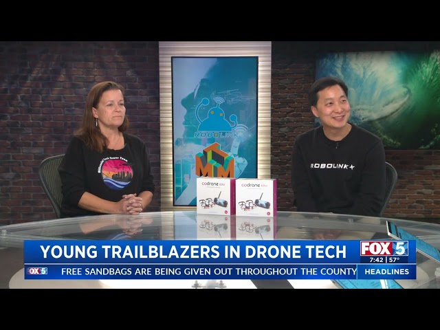 Fox 5 Story: Young Trailblazers in Drone Tech