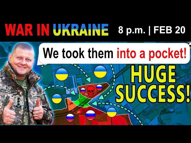 20 Feb: INCREDIBLE OPERATION! Ukrainians CUT OFF AND ANNIHILATE RUSSIAN TROOPS! | War in Ukraine