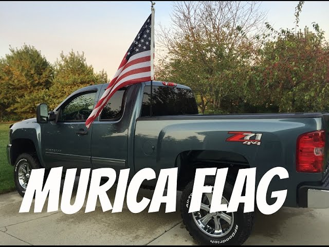 DIY Create + Install Flag Pole for Truck